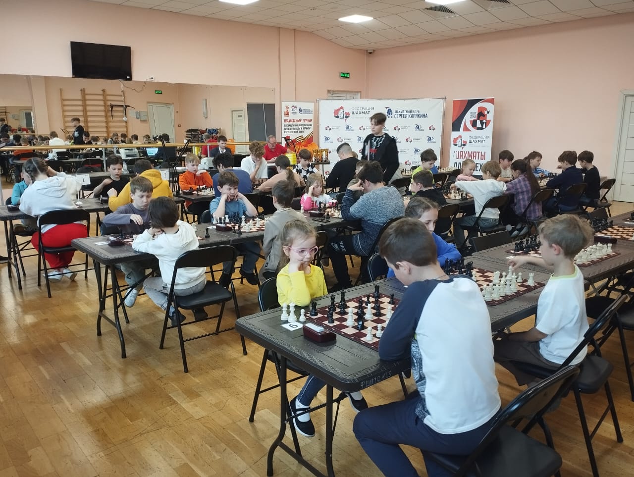 Детская шахматная лига продолжается