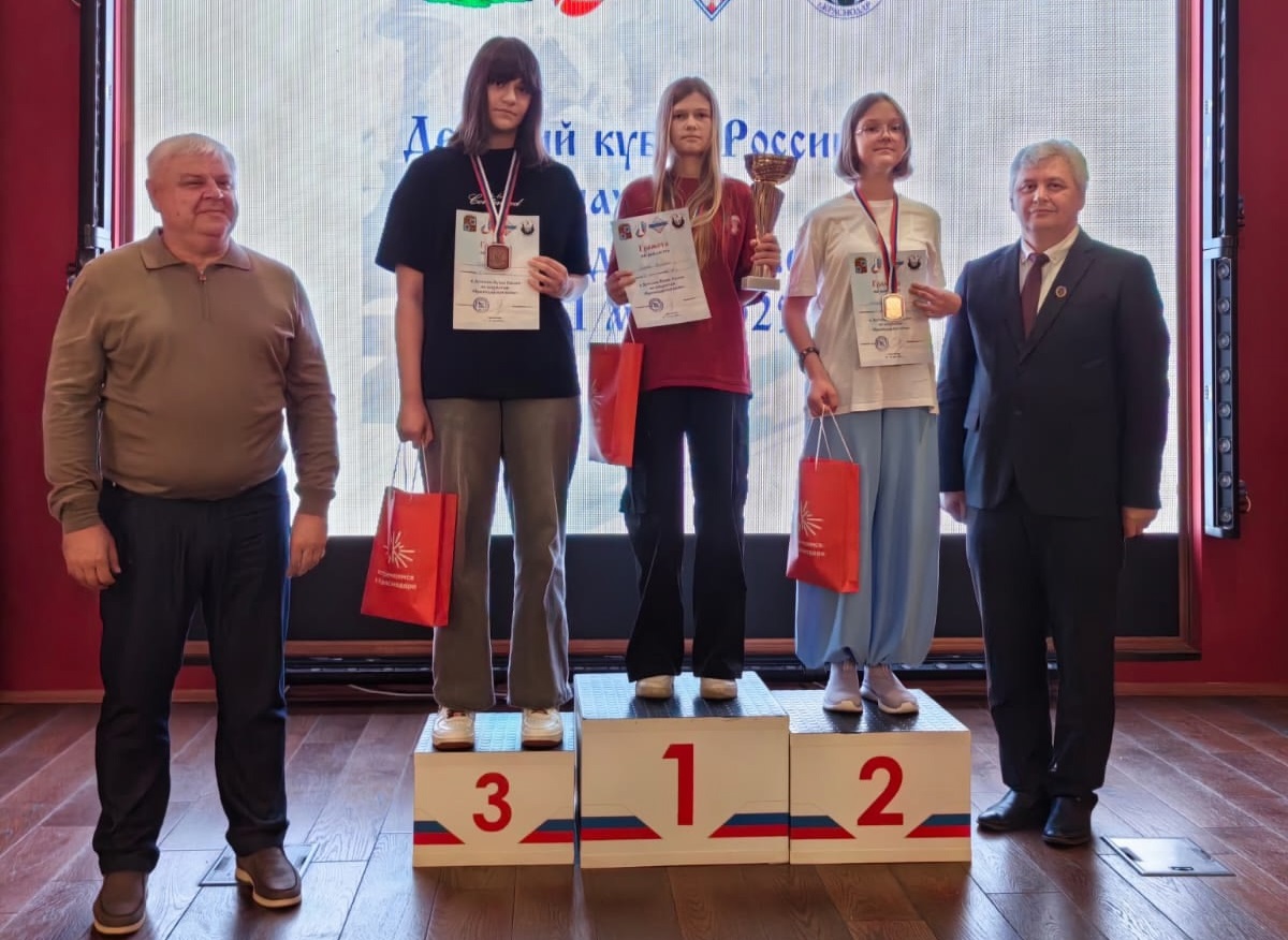 Екатерина Камнева разделила первое место на этапе детского Кубка России в Краснодаре