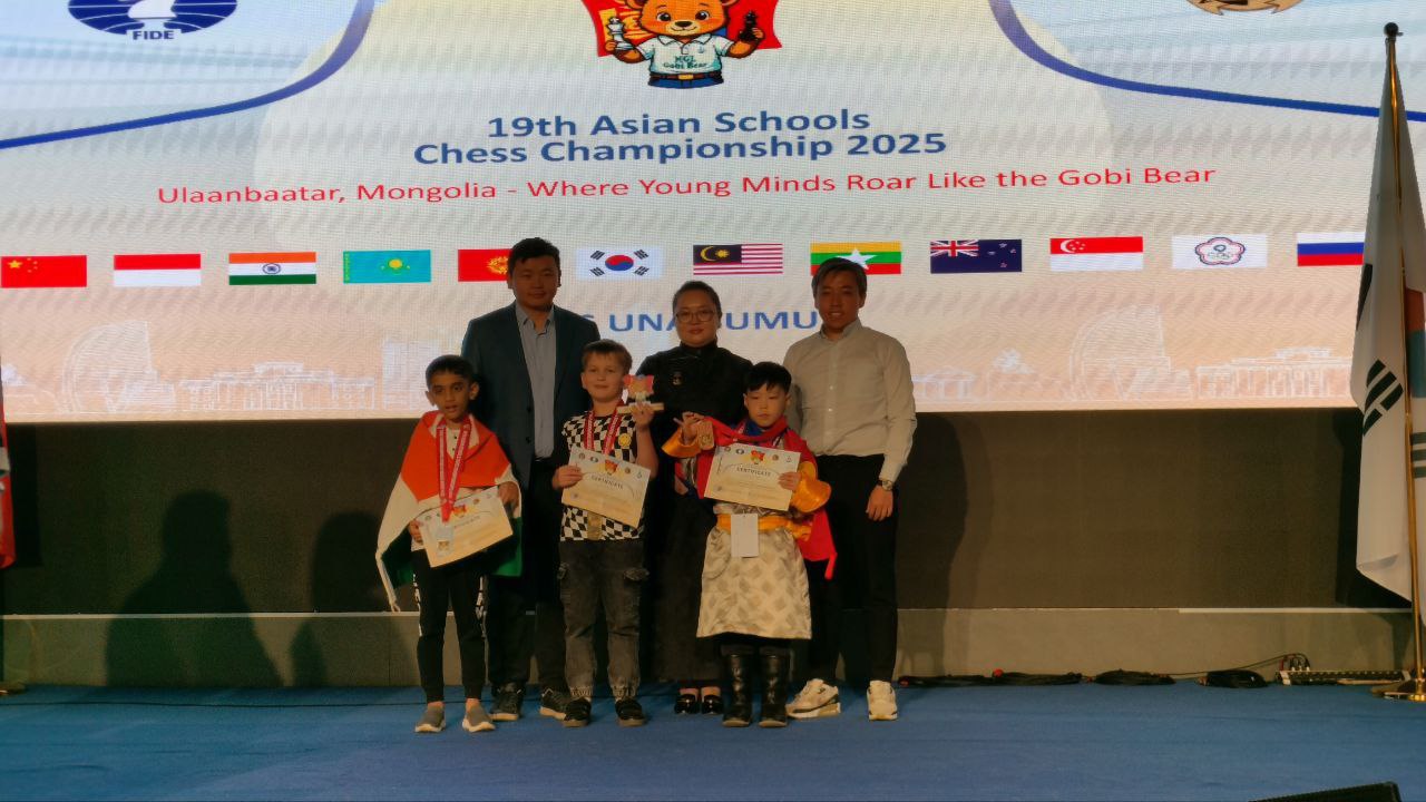 Михаил Марков — чемпион Азии по быстрым шахматам среди школьников до 7 лет!