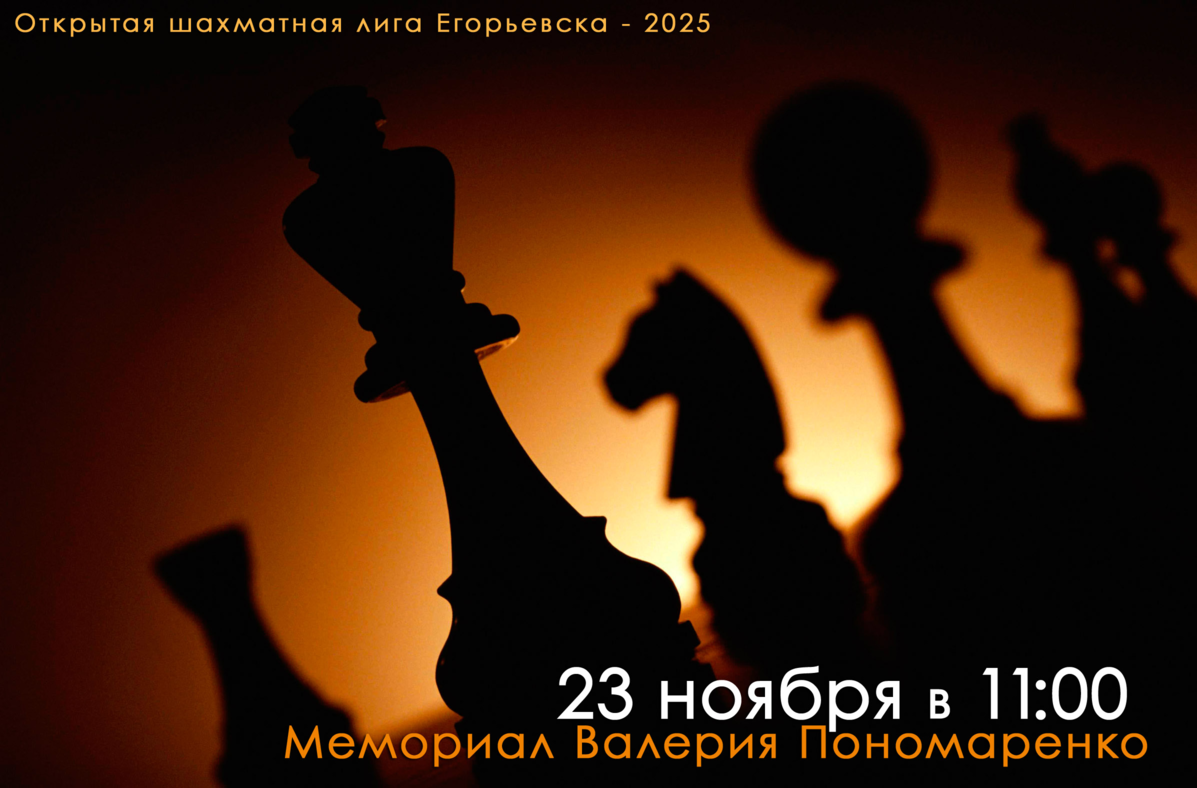 Открытая шахматная лига Егорьевска — 2025