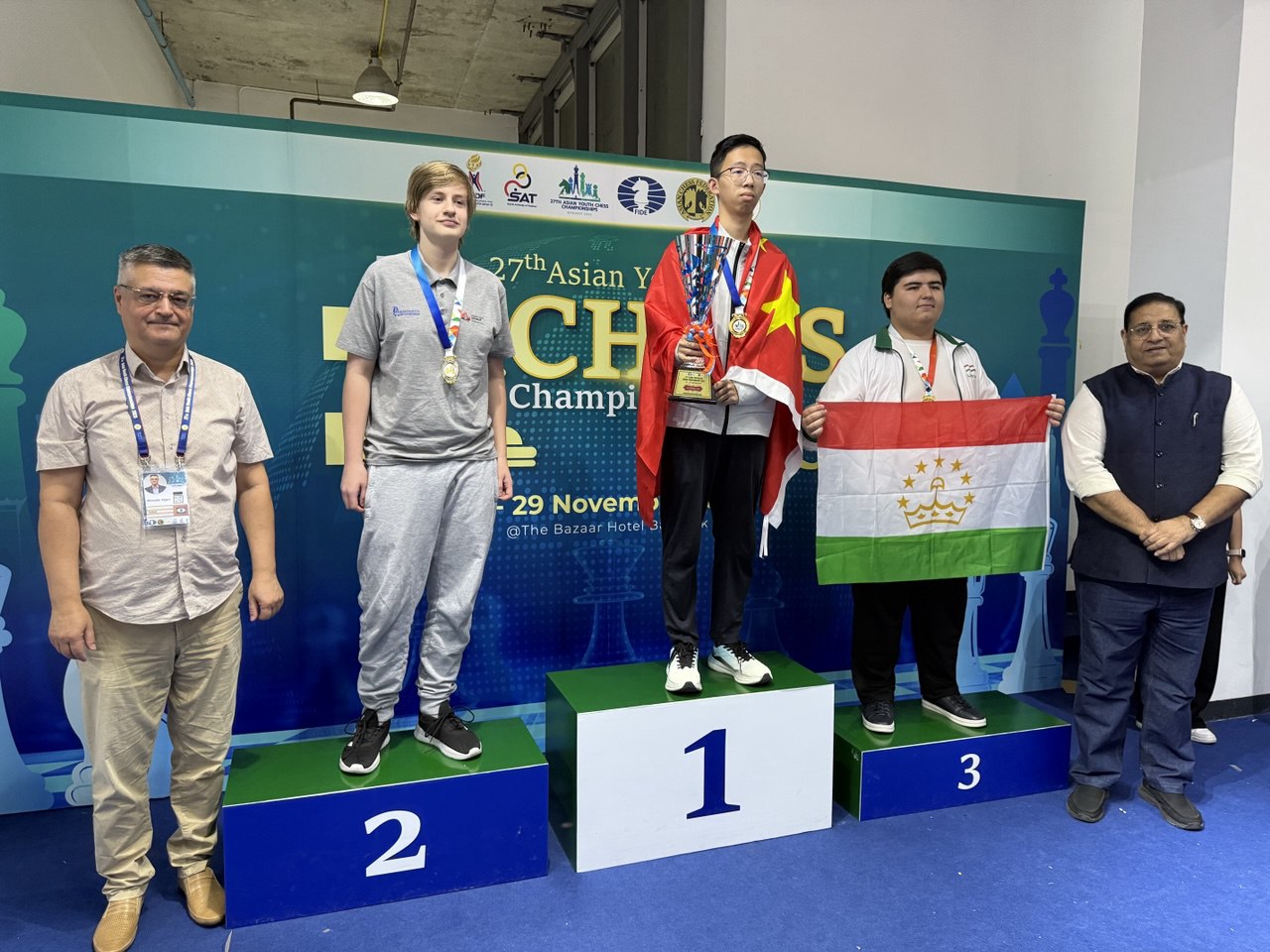 Alexander Fedosov became a Silver Medalist of the Asian Youth Rapid Chess Championship in Thailand
