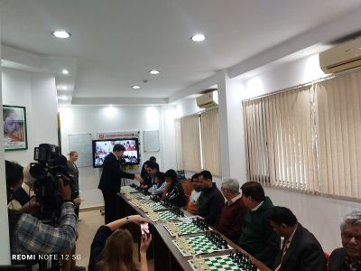 Grand opening of the Sergey Karyakin Chess Club!