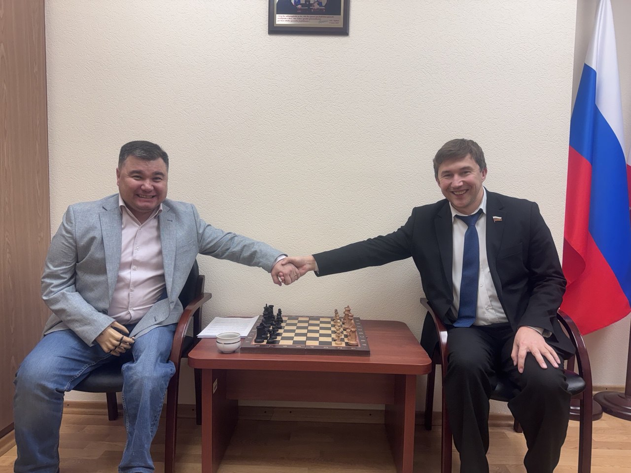 Шахматный поезд отправляется в путь