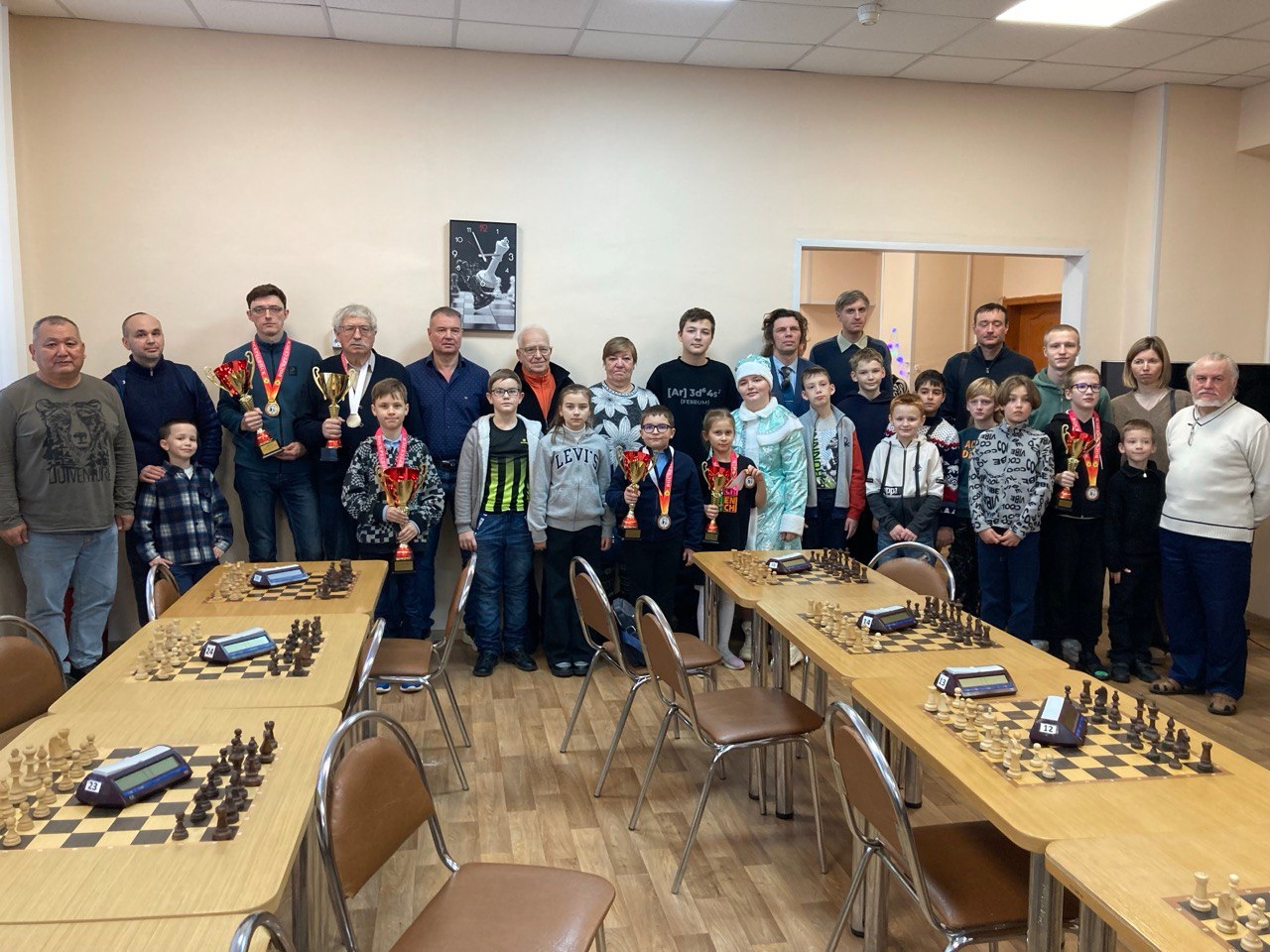 В Воскресенске отметили Рождество за шахматной доской