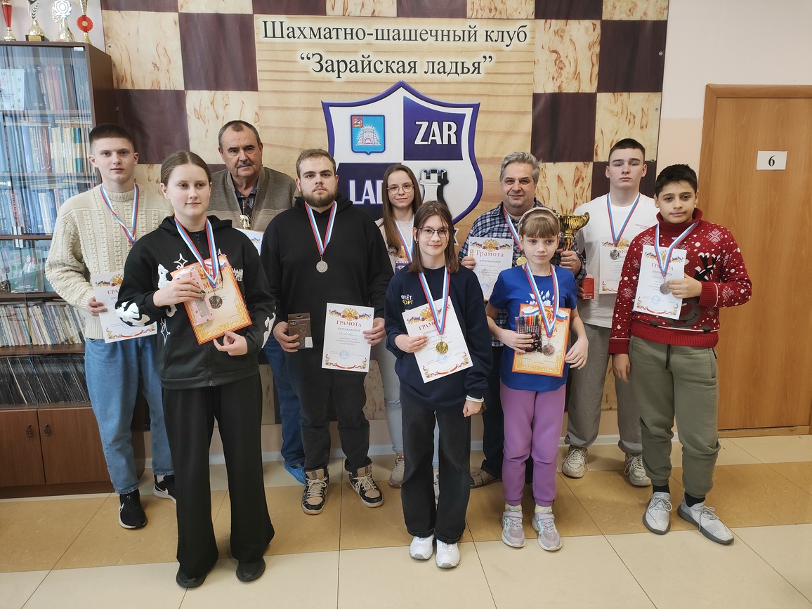 В Зарайске отпраздновали Рождество за шахматной доской